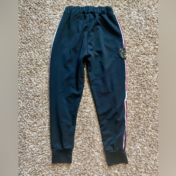 Women’s black striped logo jogger pants XS/S - Picture 5 of 9